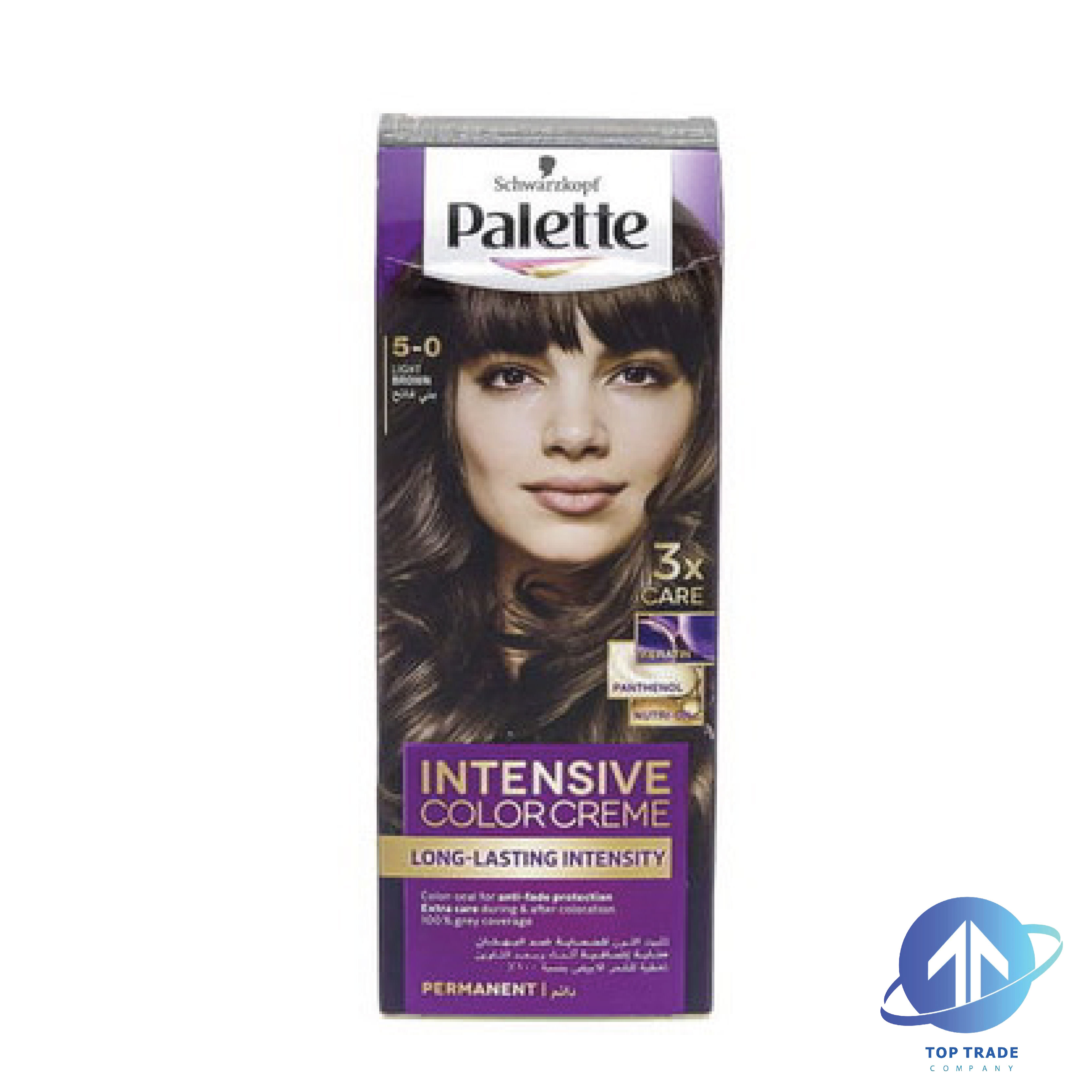 Palette Intensive Color Cream hair color 5-0 light brown